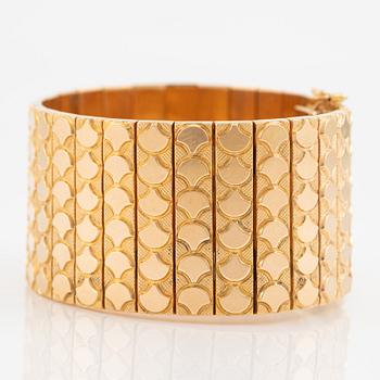 Bracelet, 18K gold, Italy.