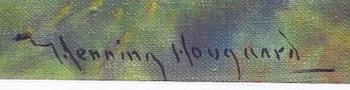 HENNING HOUGAARD, olja på duk, sign.
