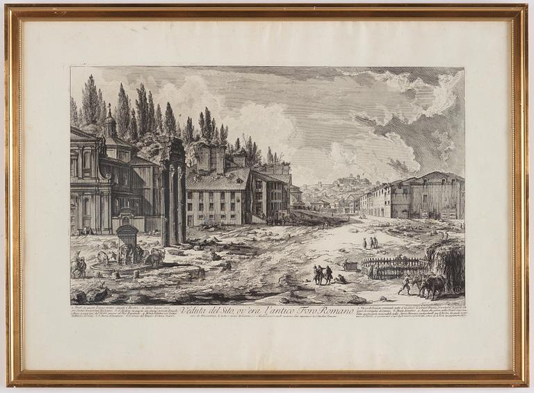 Giovanni Battista Piranesi, From: "Vedute di Roma".