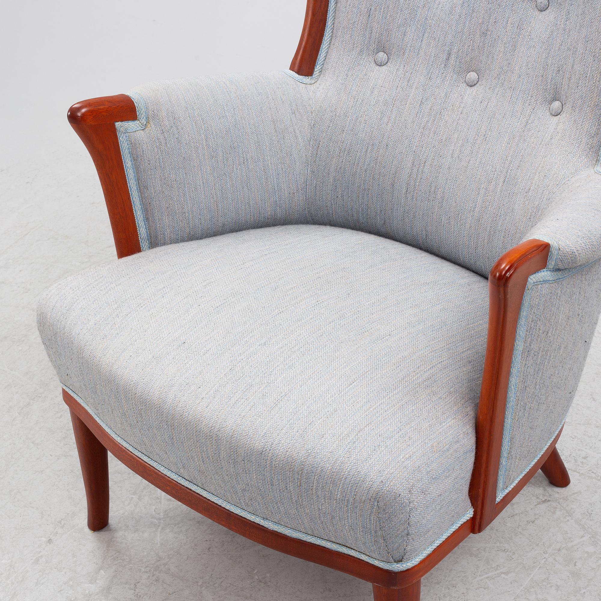 Carl Malmsten, armchair "Vår Fru", OH Sjögren, late 20th century.