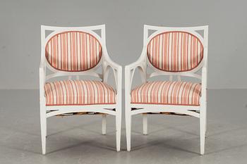 KARMSTOLAR, ett par, Jugend, 1900-talets första hälft.