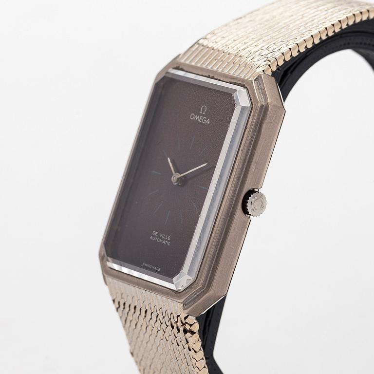 Omega, De Ville, "Emerald", rannekello, 26,5 x 34,5 mm.