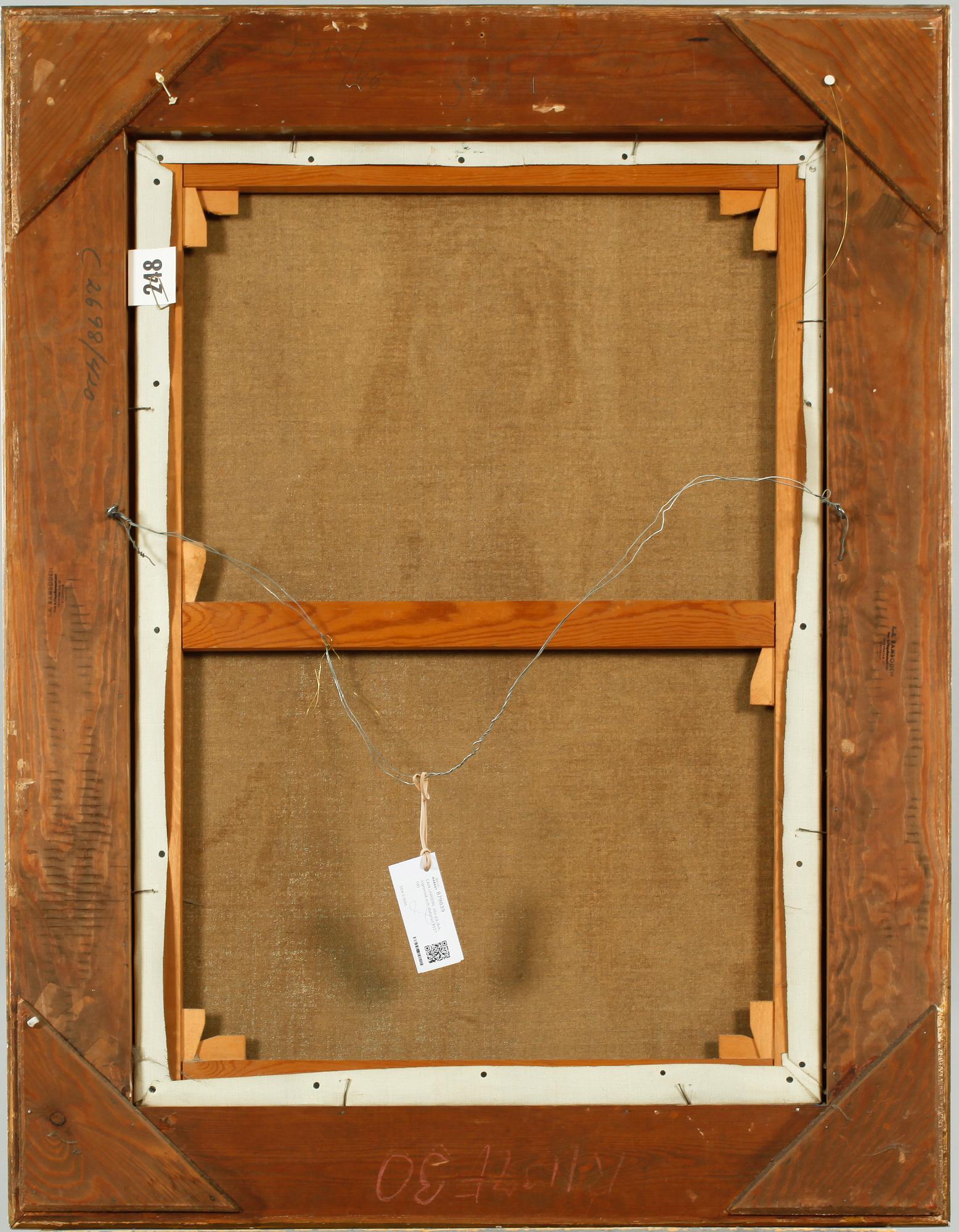 SAM UHRDIN, oil on canvas, signed and dated 1937.