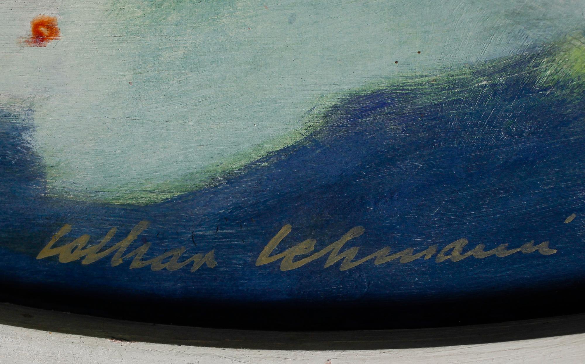 LOTHAR LEHMAN, gouache, signerad.