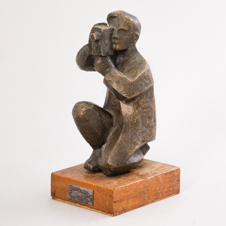 ENSIO SEPPÄNEN, bronze sculpture, signed and dated-63 (on the base).