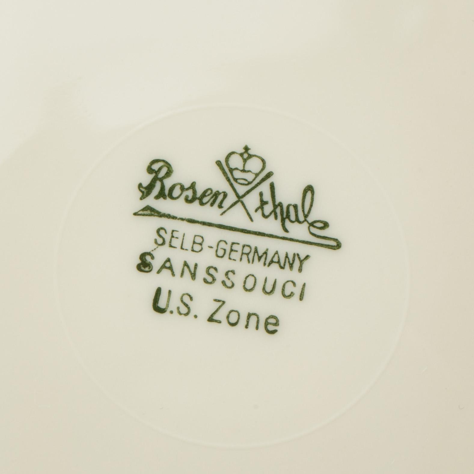 SERVIS, ca 85 delar, porslin. "Sans souci", Rosenthal.