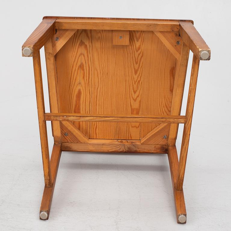 Stolar, 4 st, sportstugemöbler, 1900-talets mitt.