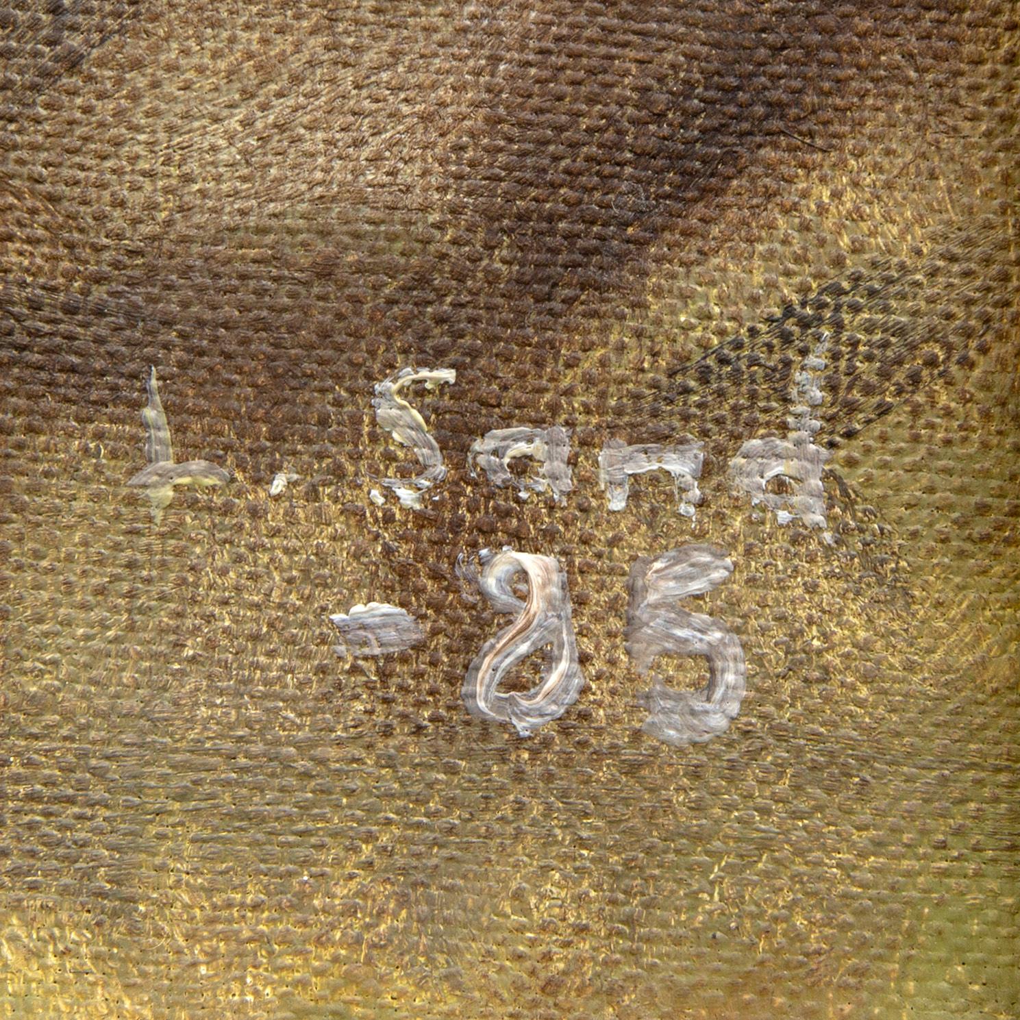 Lennart Sand, oil on canvas signed and dated 85.