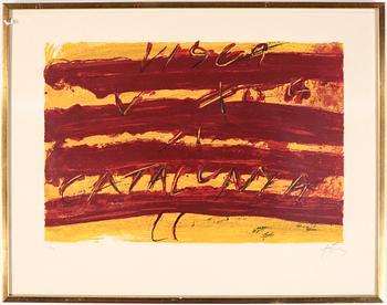 209. Antoni Tàpies, "Drapeau catalan".