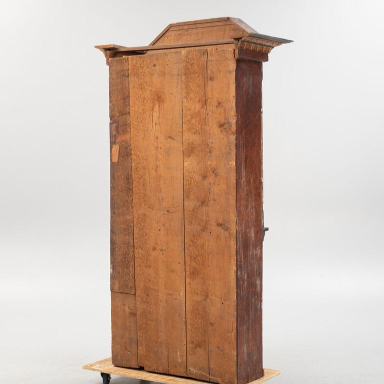A Swedish traditional painted cabinet, dated 1819.