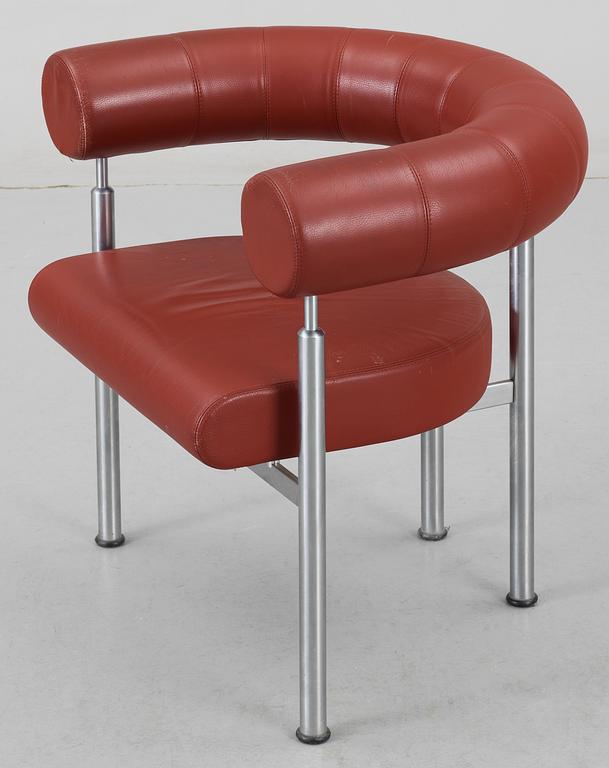 A Johannes Foersom & Peter Hiort-Lorenzen easy chair 'Cobra', Erik Jørgensen, Denmark.