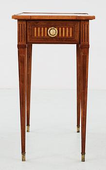 A Gustavian table by Georg Haupt (master 1770-1784), not signed.