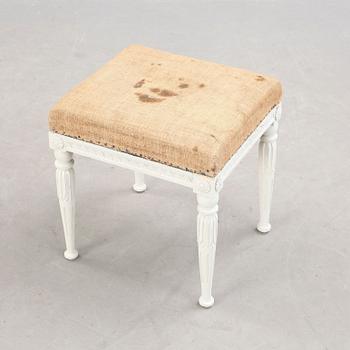 TABURETT, gustaviansk.