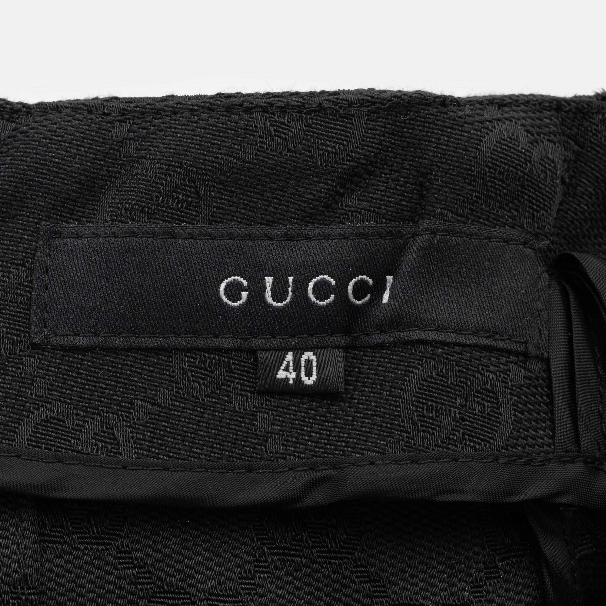 Gucci, a monogram skirt, size 40 on label.