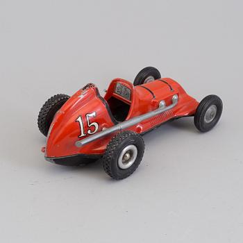 A THIMBLE DROME TETHER CHAMPION RACING CAR, Roy Cox, aluminium, 1950s.