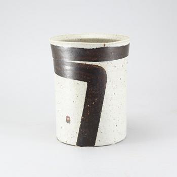 A stoneware flower pot by Inger Persson for Rörstrand Ateljé.