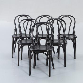 Chairs, 6 pcs, bentwood, 20th century.