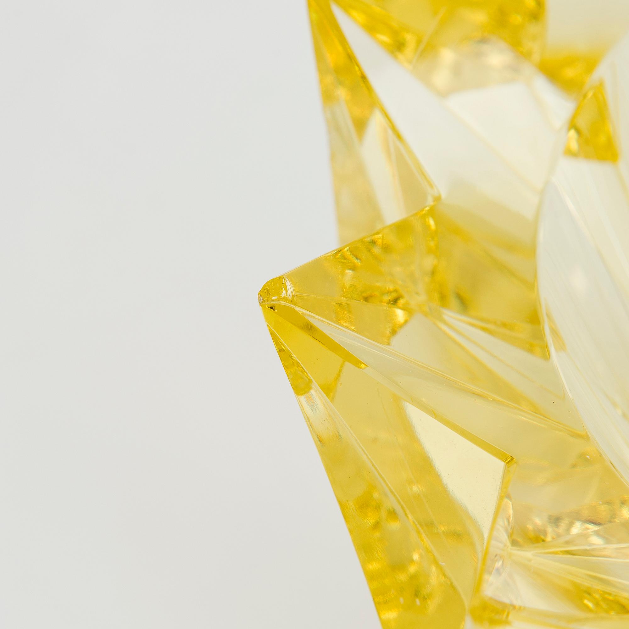 Aimo Okkolin, a 'Water Lily' bowl, signed Aimo Okkolin for Riihimäen Lasi Oy.