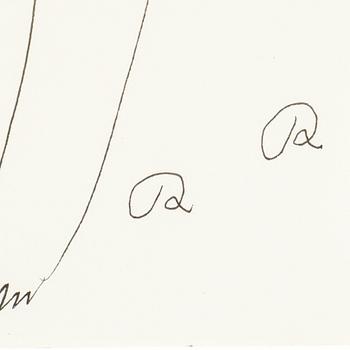ROGER RISBERG, tusch på papper, 2007, signerad RR.