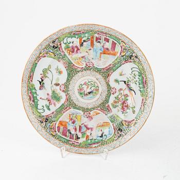 Parti porslin, 10 delar, kanton, Kina, 1800-tal.