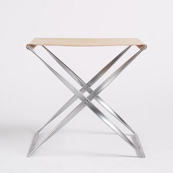 Poul Kjaerholm, taburett, "PK-91", edition E Kold Christensen, Danmark tidigt 1960-tal.