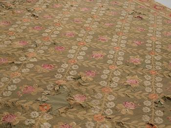 A CARPET, tapestry weave, ca 561-564,5 x 354-360 cm, Aubusson, France the middle to the end of the 19th century.