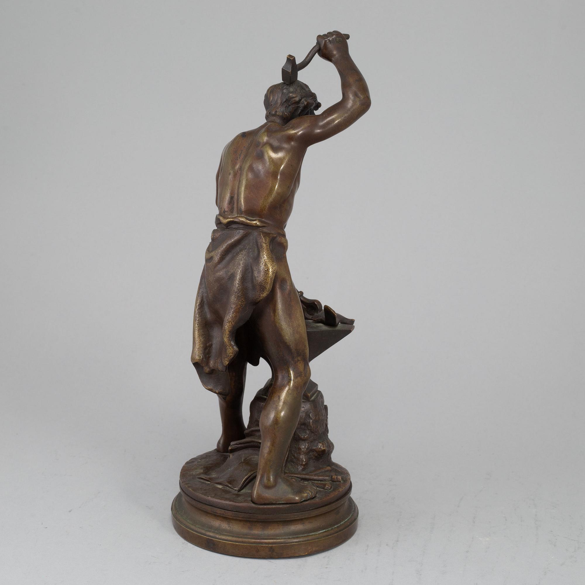 ADRIEN ÉTIENNE GAUDEZ, after, sculpture, bronze.