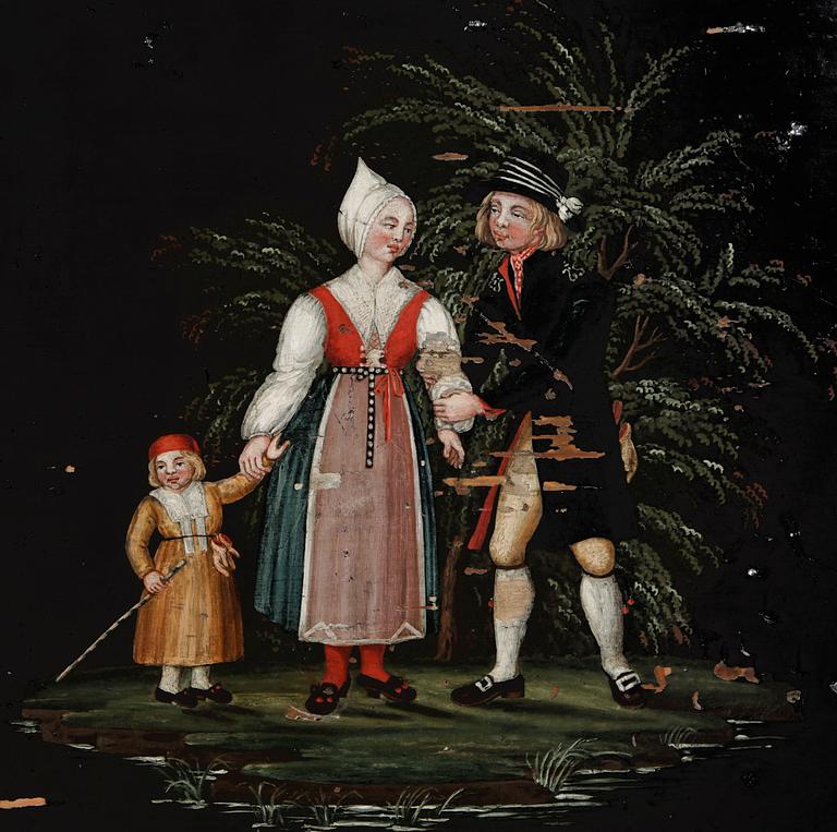 FÄLLBORD, Johan Nils Asplinds hans art (verksam i Falun 1783-1820), 1800-tal.