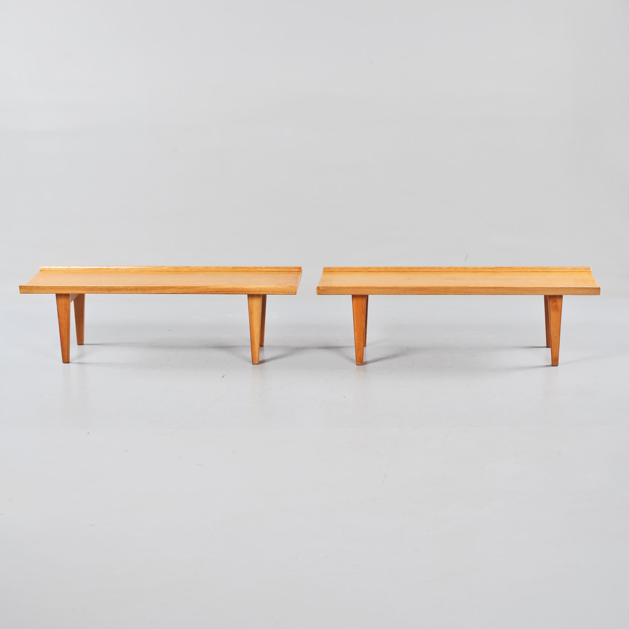 BÄNKAR, ett par, "Novett", Ikea, 1900-talets andra hälft.