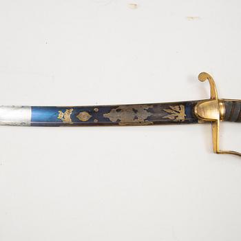 A British officer's sword from around year 1800.