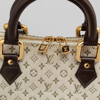 LOUIS VUITTON, väska, "Monogram Mini Lin Alma Long Handbag".