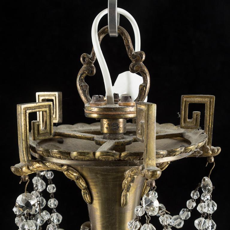 A Louis VXI style chandelier from around year 1900.