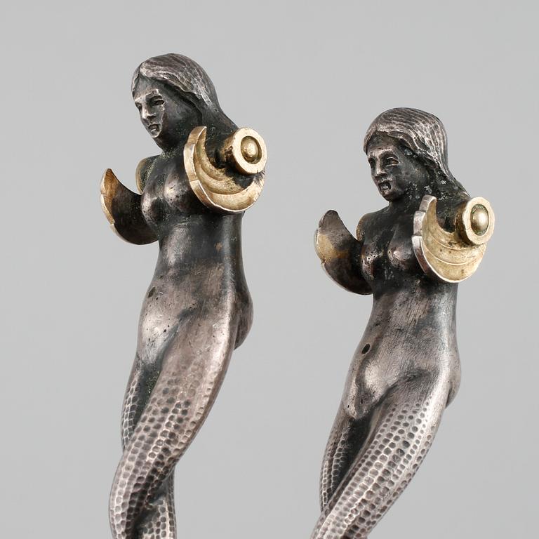 UPPLÄGGNINGSBESTICK, 2 st, silver, Sverige, 1894, vikt 185 g.