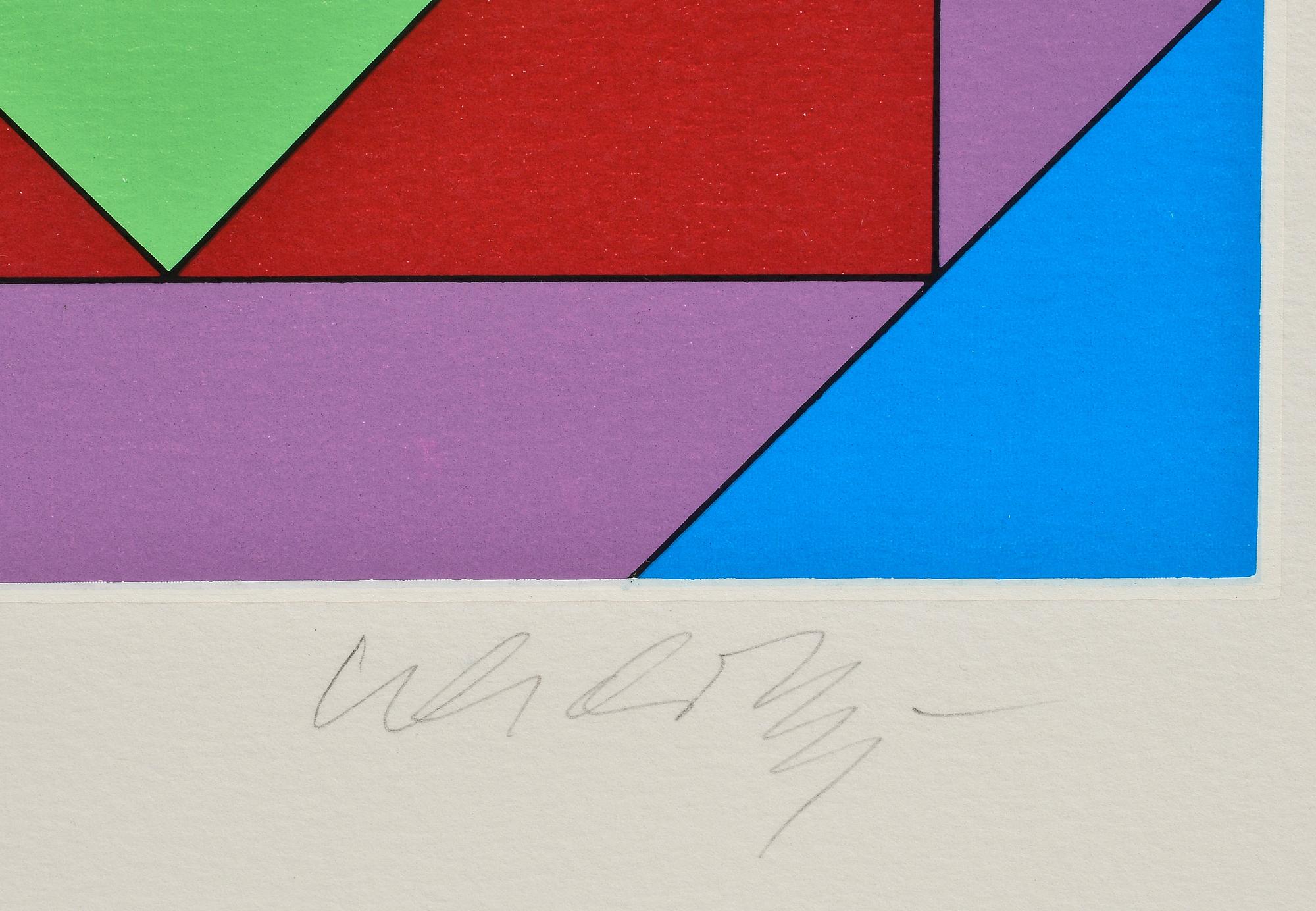 Victor Vasarely, "SANS TITRE".