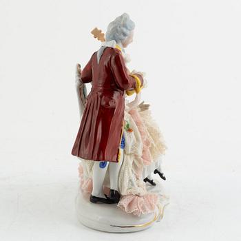 A porcelain figurine, Rudolf Volkstädter, Germany, 20th century.