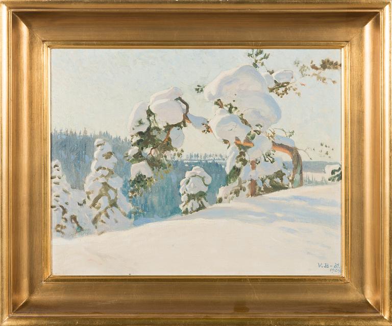 Väinö Blomstedt, Winter landscape.