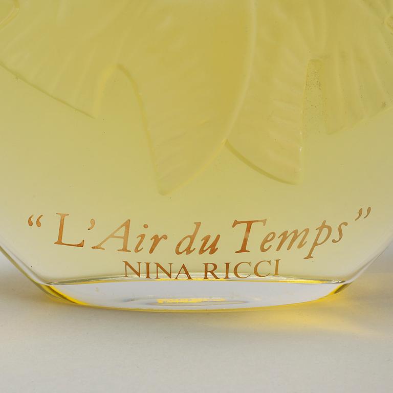 NINA RICCI, factices, "L´Air du Temps", five perfumebottles.