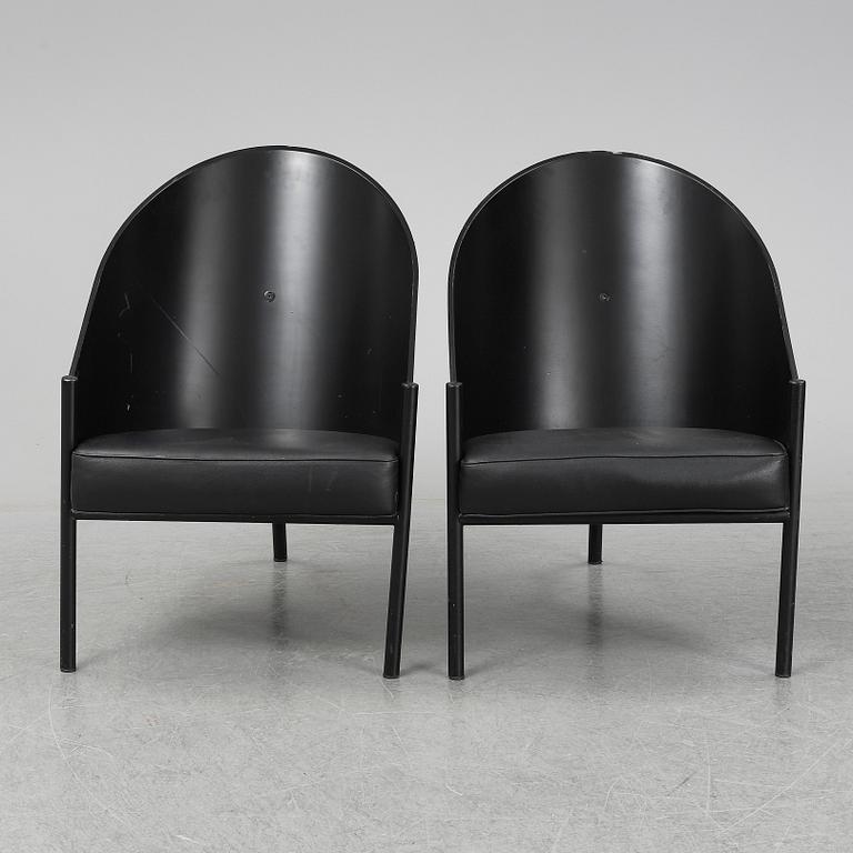 PHILIPPE STARCK, a pair of 'Costes' armchairs, Aleph, Driade, Italy.