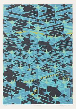 Grafikmapp, "Mannerheim", fem litografier, signerade och daterade 2008, numrerade 28/100.