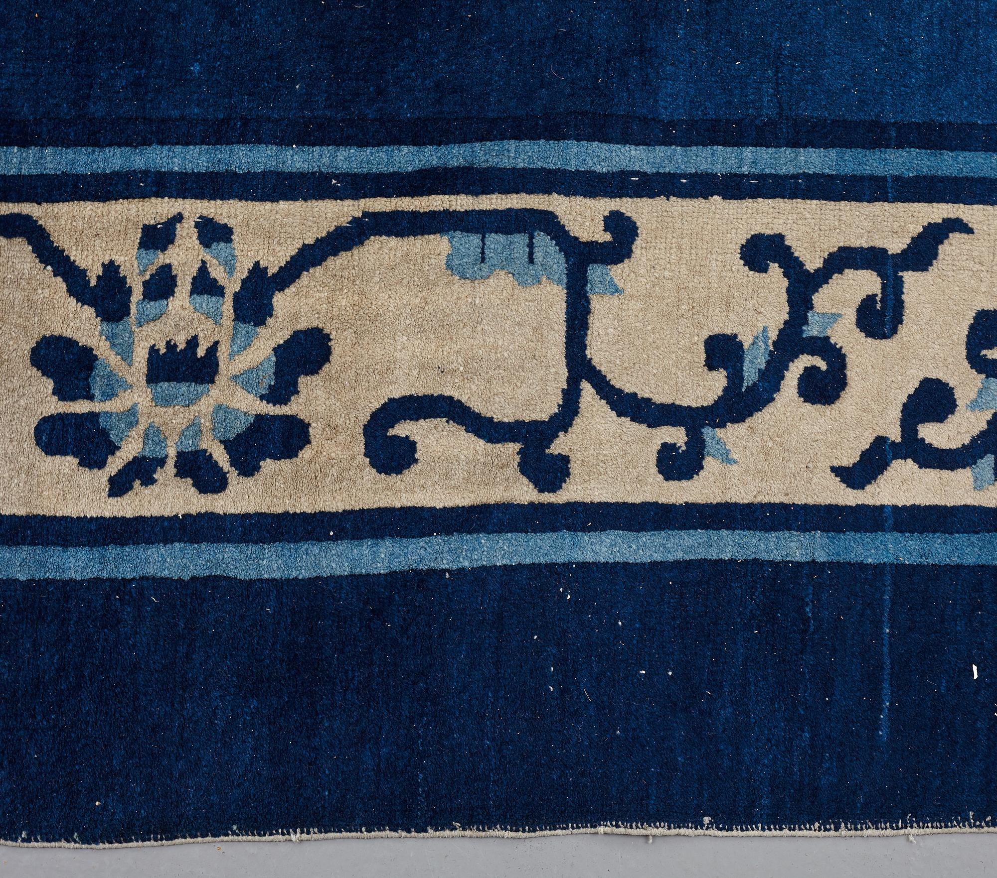 MATTO, an antique/semi-antique Beijing, probably the Qing dynasty, China, ca 376,5 x 376 cm.