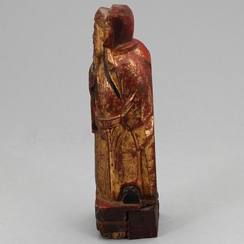 FIGURIN, trä, Kina, 1800-tal.