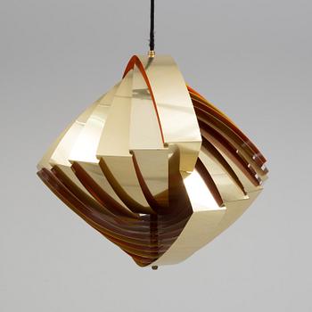 LOUIS WEISDORF, takarmatur, "Konkylie", sk. Tivolilampa, formgiven för Lyfa, 1968.