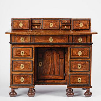 A Swedish Baroque Royal writing desk, by Hindrich von Hachten Ordered for the queen Hedvig Eleonora (1636-1715) 1683.