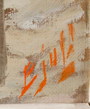 SÖREN CHRISTIAN BJULF, olja på duk, signerad.