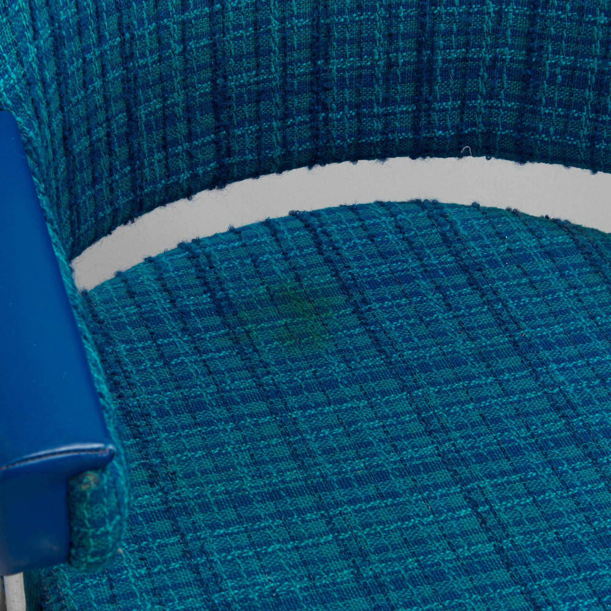 Nojatuoleja, 6 kpl, valmistaja Merva 1970-luku.