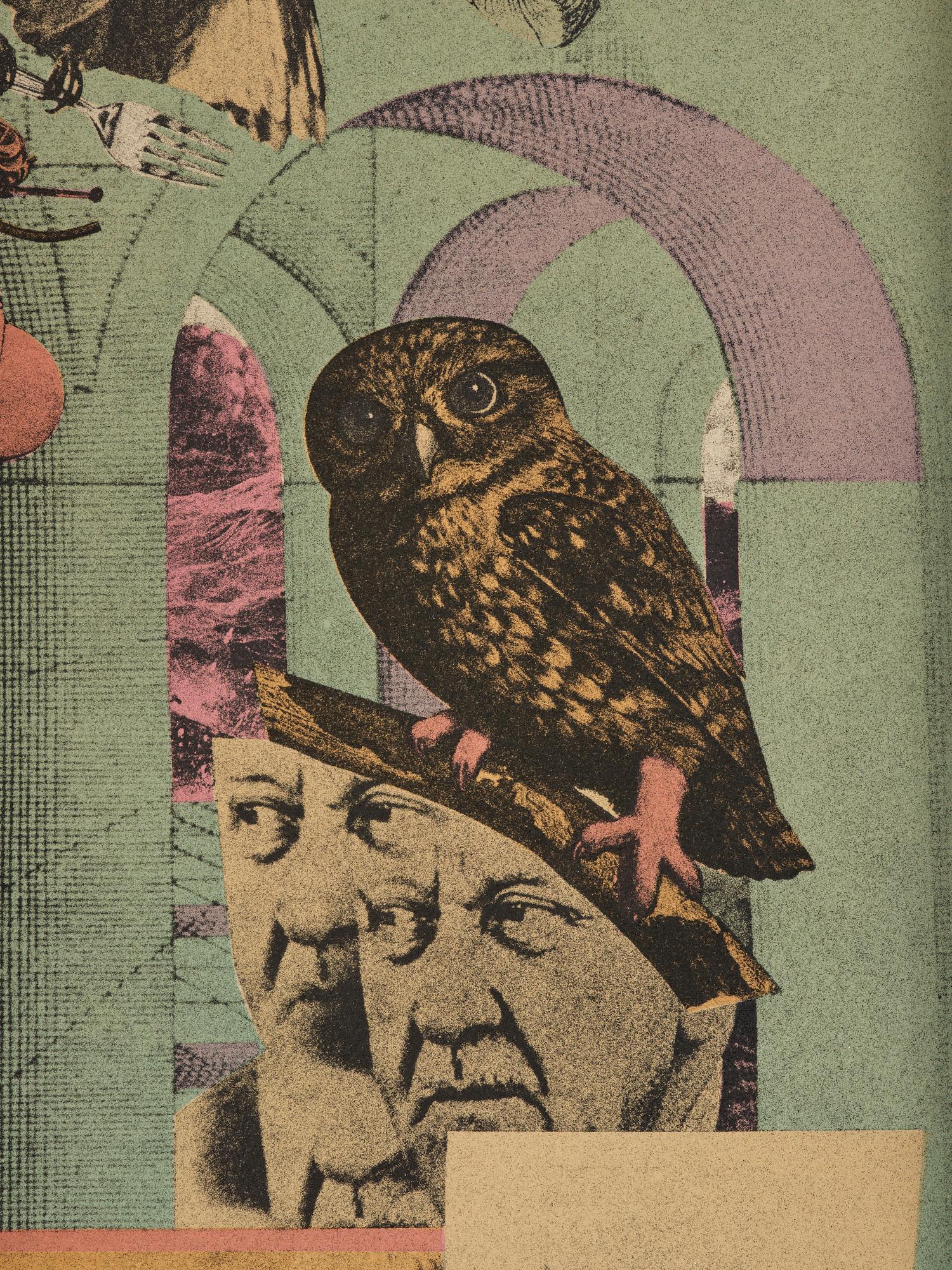 Erró, Utan titel ur: "Hommage aux Prix Nobel" (Nobelprismappen).