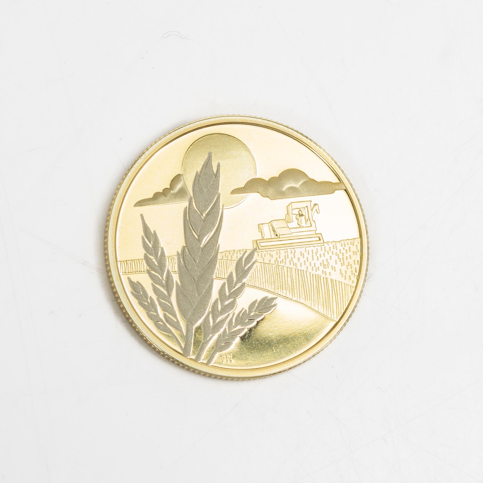 Coin, 14K gold, 100 dollars, Canada 2003, Royal Canadian Mint.