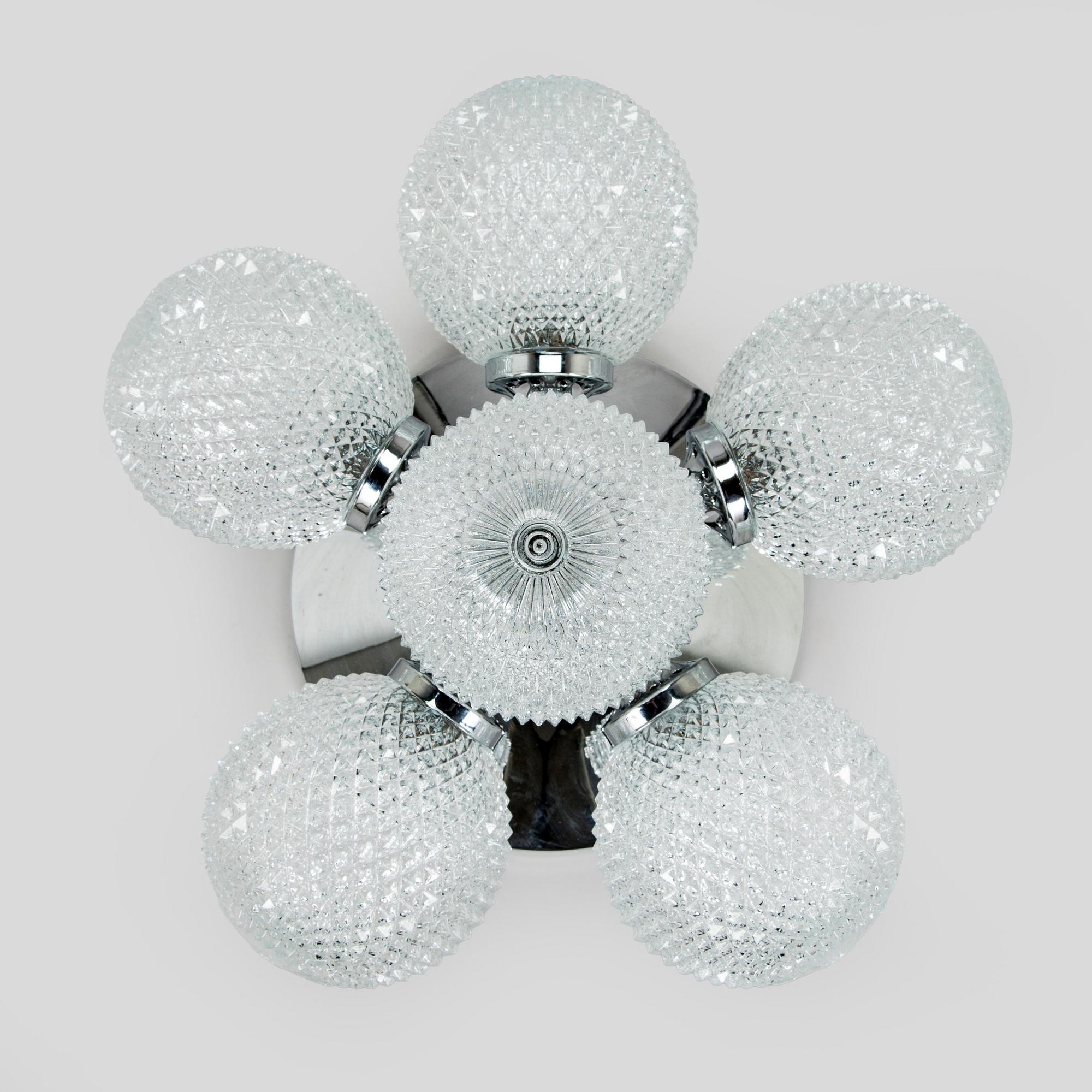A 1960s/70s ceiling light model KP 555, Hyval, Finland.