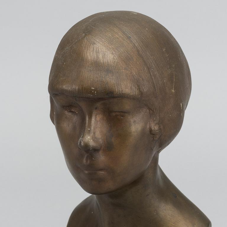 ANDERS OLSON, sculpture signed and dated 1915.