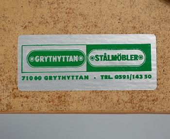 STOLAR, 5 st, Grythyttan Stålmöbler, 1900-talets andra hälft.